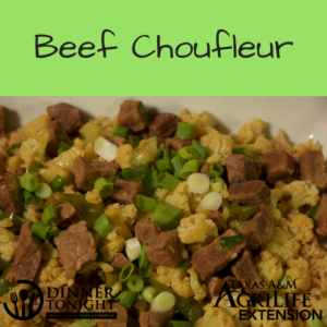 Beef Choufleur a recipe by Dinner Tonight