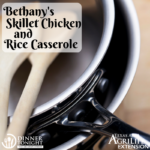 Bethany's Skillet Chicken and Rice Casserole, a recipe by Dinner Tonight