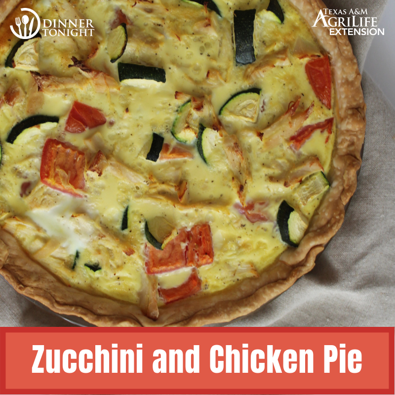 Zucchini and Chicken Pie
