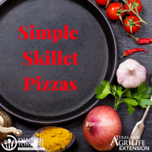 Simple Skillet Pizzas a recipe by Dinner Tonight