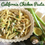 chicken and avocado tossed with pasta - California Chicken Pasta Salad