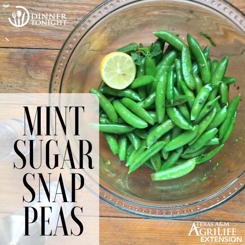 Mint Sugar Snap Peas | Dinner Tonight