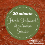 20 Minute Herb Infused Marinara Sauce