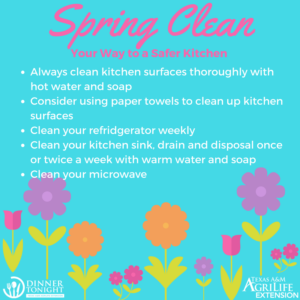 Spring Clean your kitchen with these helpful tips from Fight BAC! presented by Dinner Tonight