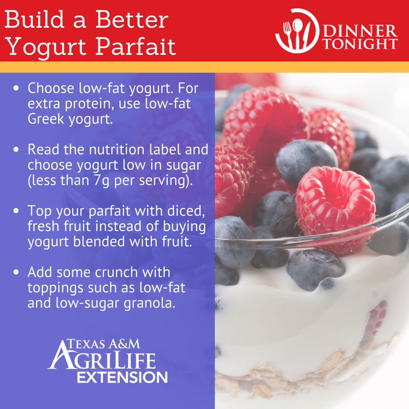 Build a better yogurt parfait