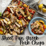 Sheet Pan Greek Pork Chops