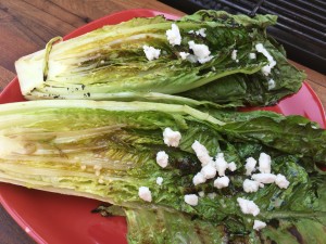 Grilled Romaine Salad, a recipe by Dinner Tonight