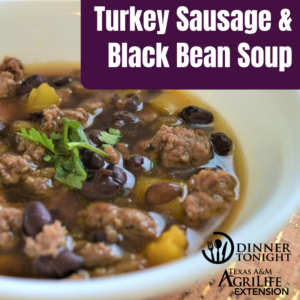 Turkey Sausage & Black Bean Soup
