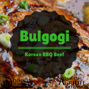 Bulgogi Korean BBQ Beef, a recipe by Dinner Tonight