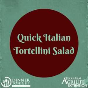 Quick Italian Tortellini Salad, a recipe by Dinner Tonight