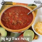 Spicy Taco Soup, a recipe by Dinner Tonight