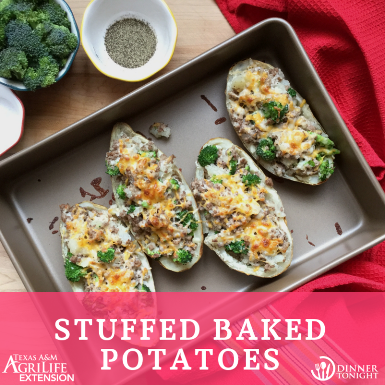 Stuffed Baked Potatoes | Dinner Tonight