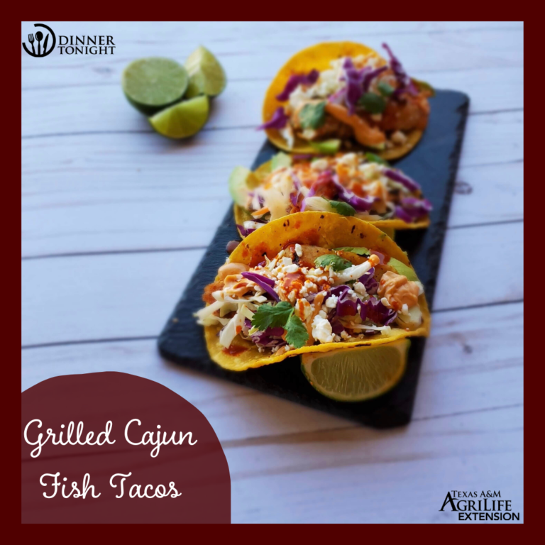 Cajun Grilled Fish Tacos Dinner Tonight