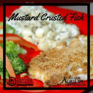Mustard Crusted Fish a recipe by Dinner Tonight