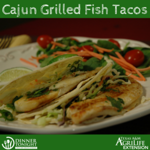 Cajun Grilled Fish Tacos a recipe by Dinner Tonight