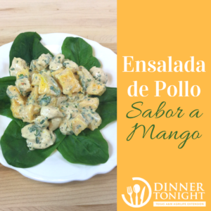 Ensalada de Pollo Sabor a Mango recipe photo