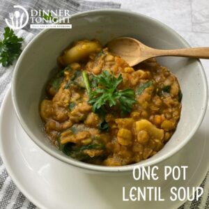 one pot lentil soup