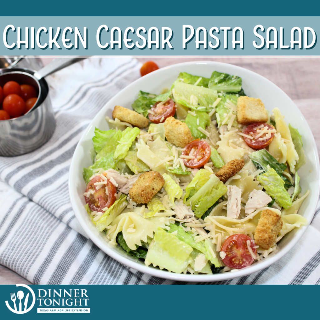 Chicken Ceasar Pasta Salad | Dinner Tonight